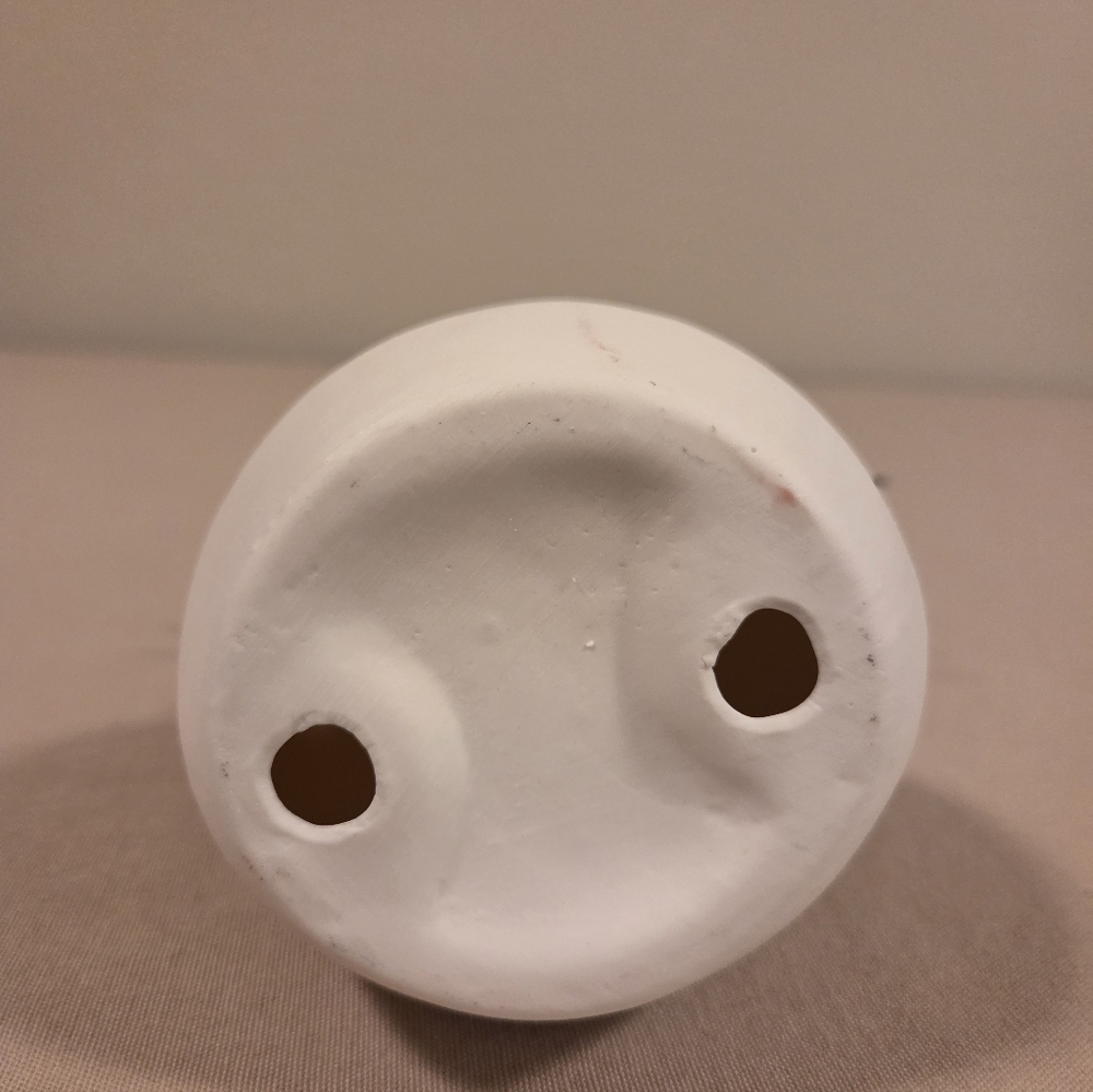 MARTHA STEWART WHITE SNOWMAN FIGURINE - Picture 4 of 4